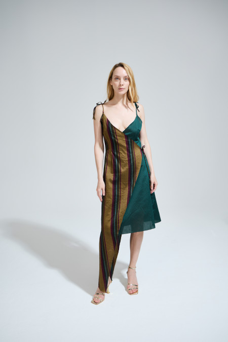 Платье DVF (Цвет Разноцветный, Размер 44/S, Состав 72% крапива, 28% хлопок )