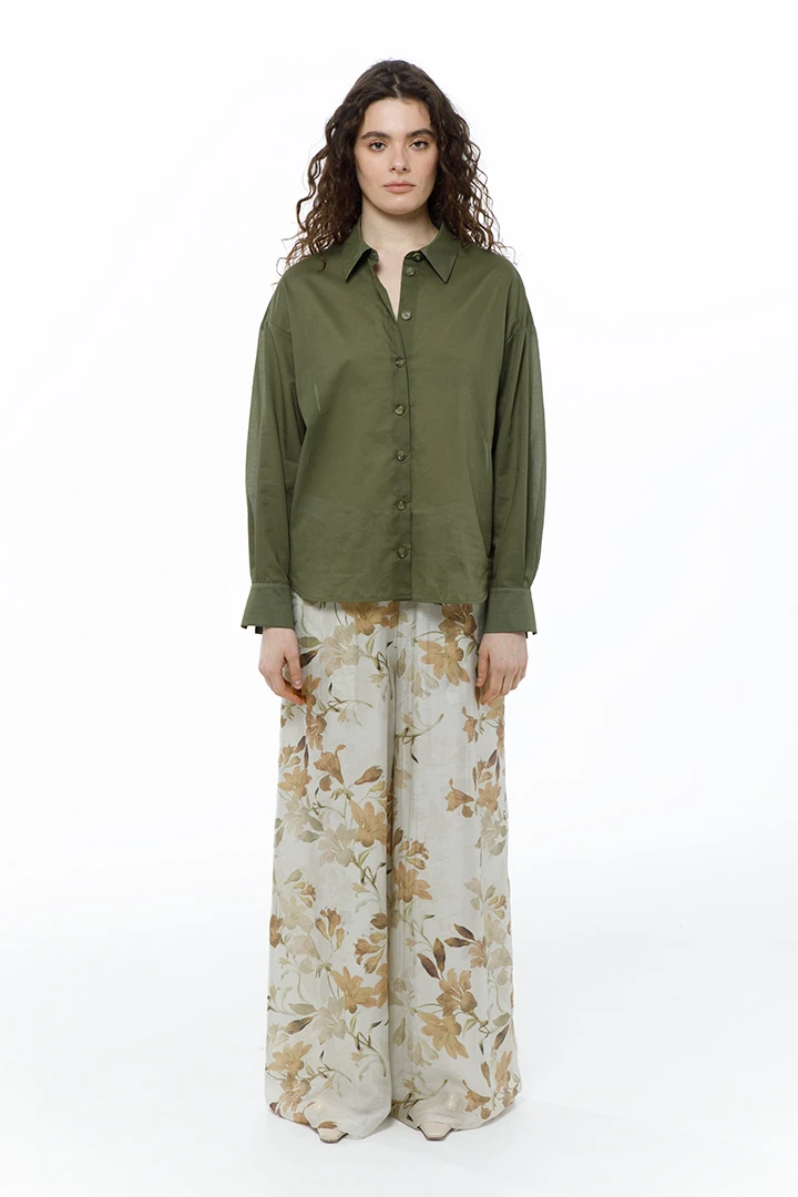 Рубашка History ( Цвет Зелёный )