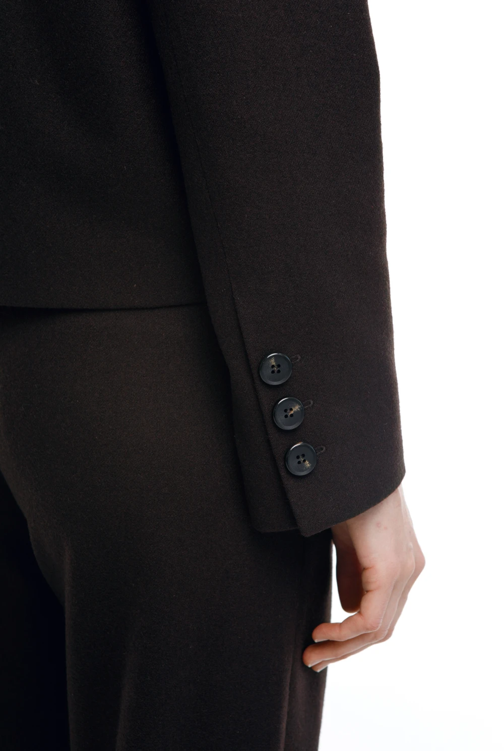 Жакет FOLK ( Цвет Горький шоколад )