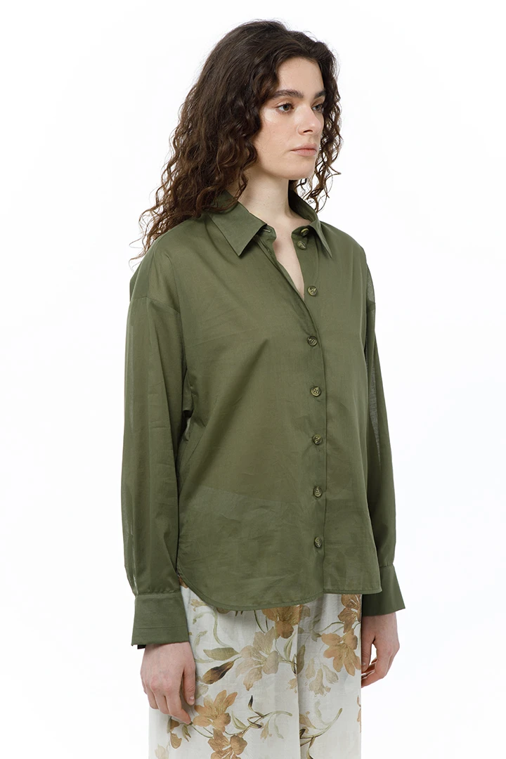 Рубашка History ( Цвет Зелёный )