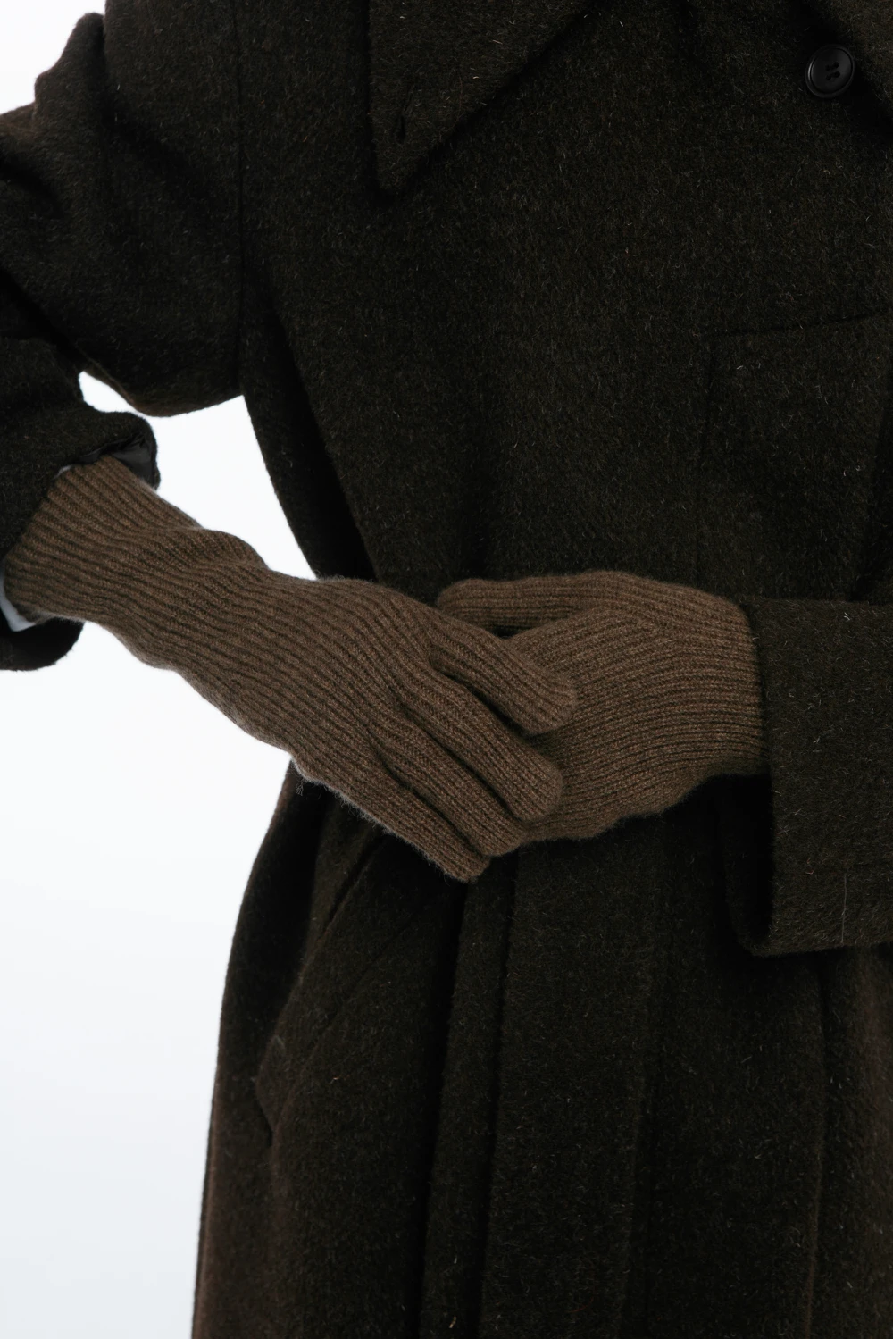 Перчатки cashmere ( Цвет Коричневый )