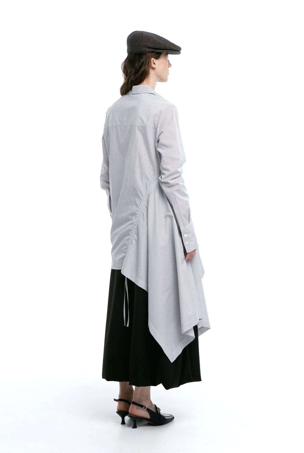 Рубашка Ixora ( Цвет Белый в коричневую полоску )