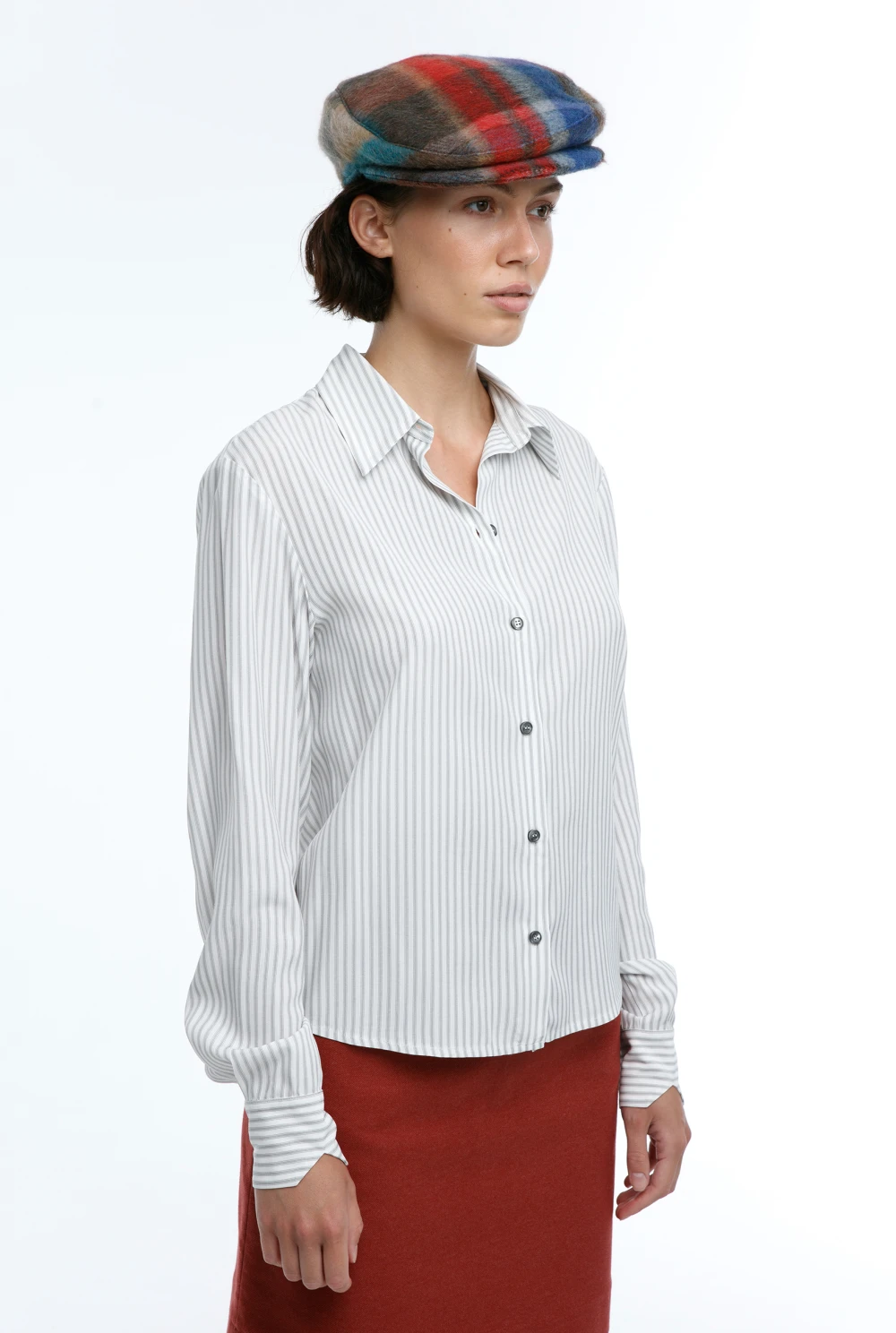 Блузка Pastoral  ( Цвет Белый в полоску )