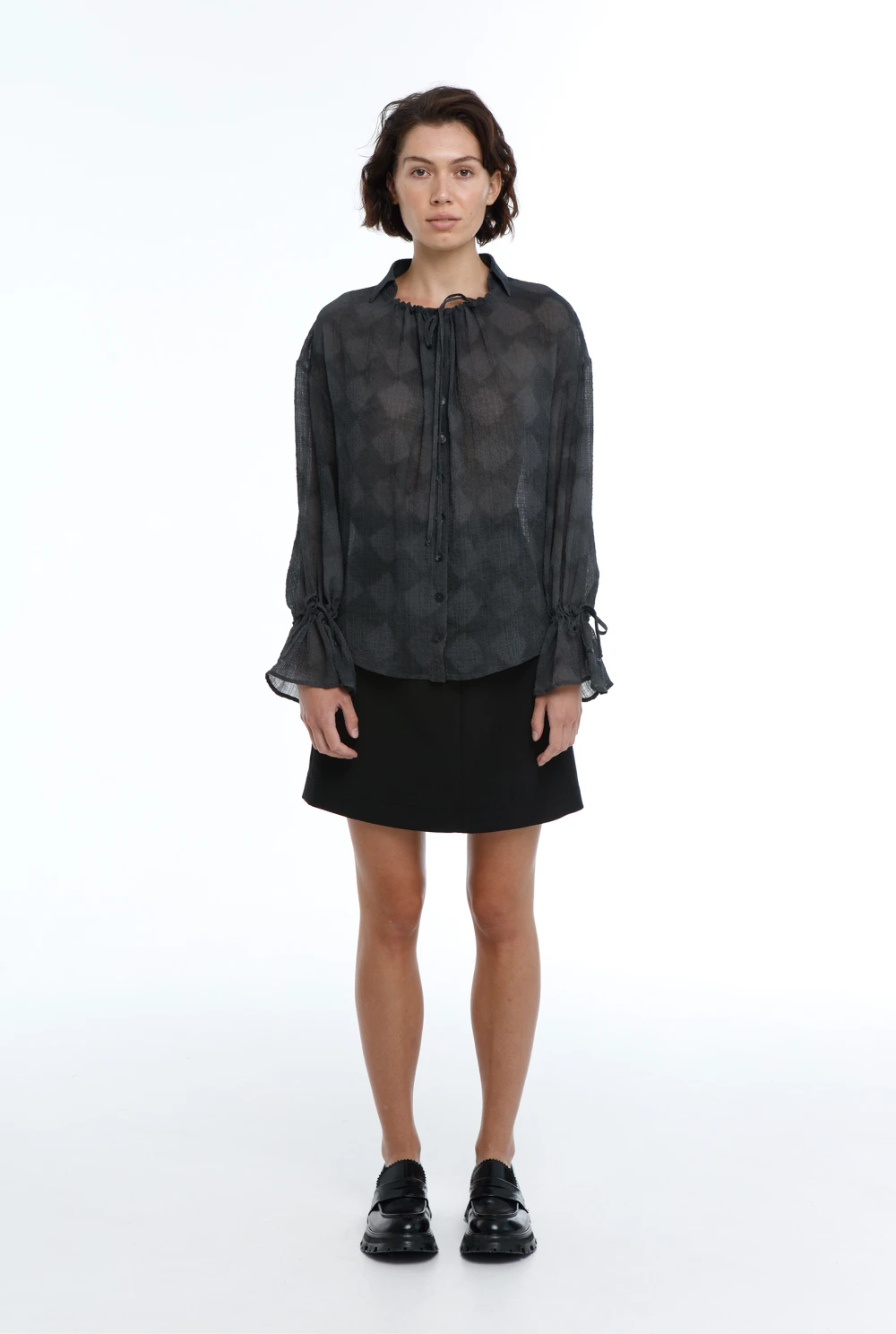 Блузка Blossom ( Цвет Тёмно-серый )