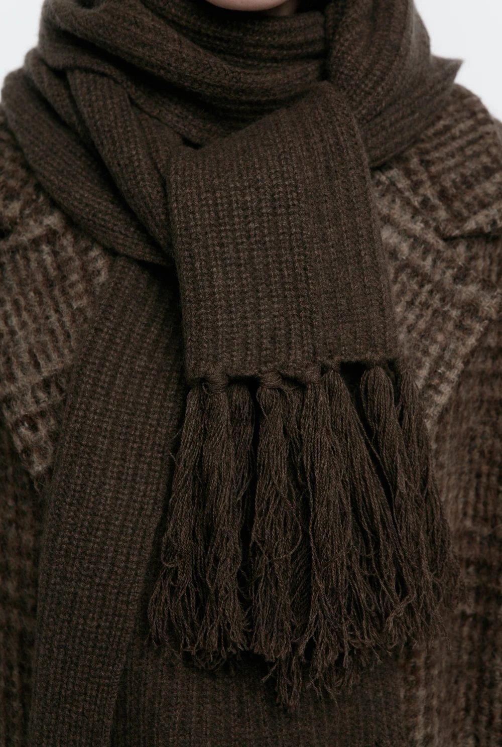 Шарф Echarpe ( Цвет Коричневый )