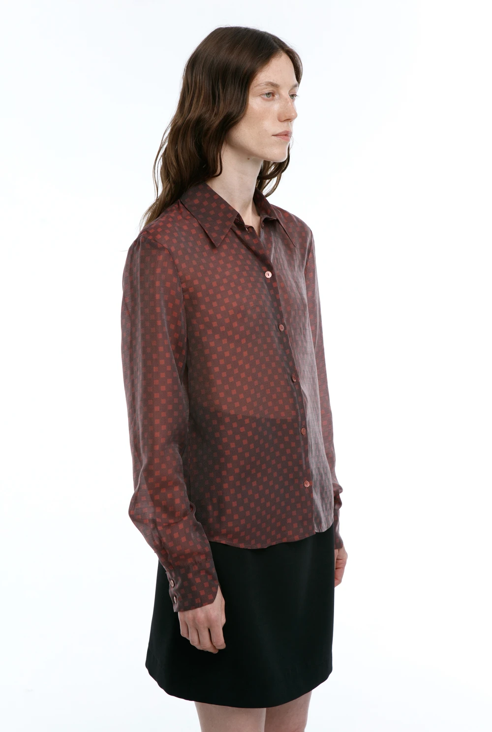 Блузка Pastoral  ( Цвет Красно-бордовый )