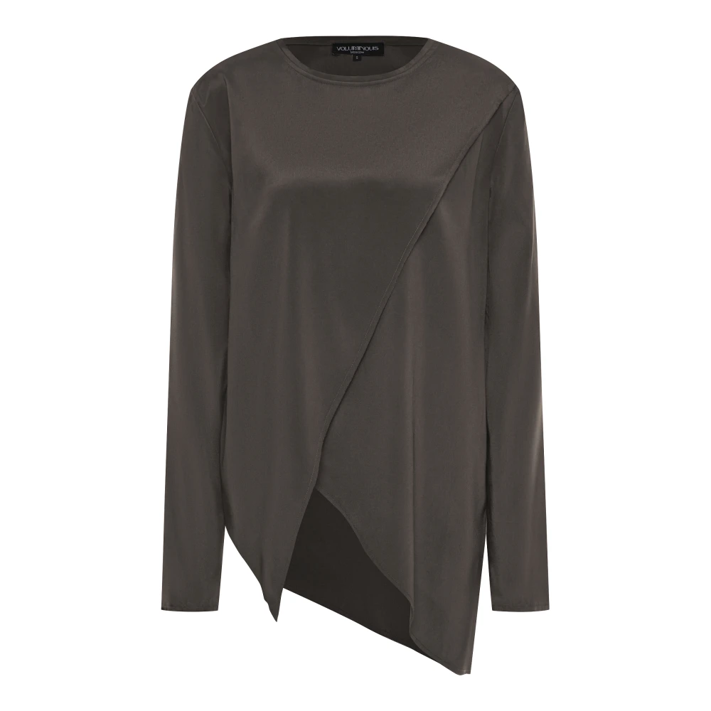 Блузка Top manager ( Цвет Тёмно-серый )