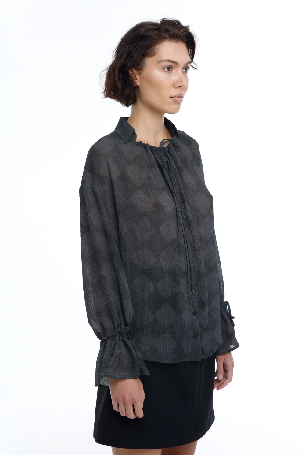 Блузка Blossom ( Цвет Тёмно-серый )